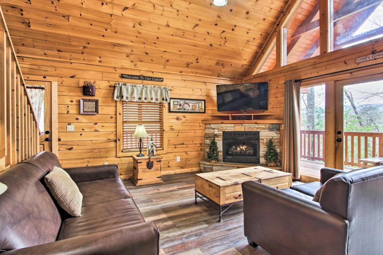 Gatlinburg Mountain Cabin With Grill And Pool Table! Exterior photo