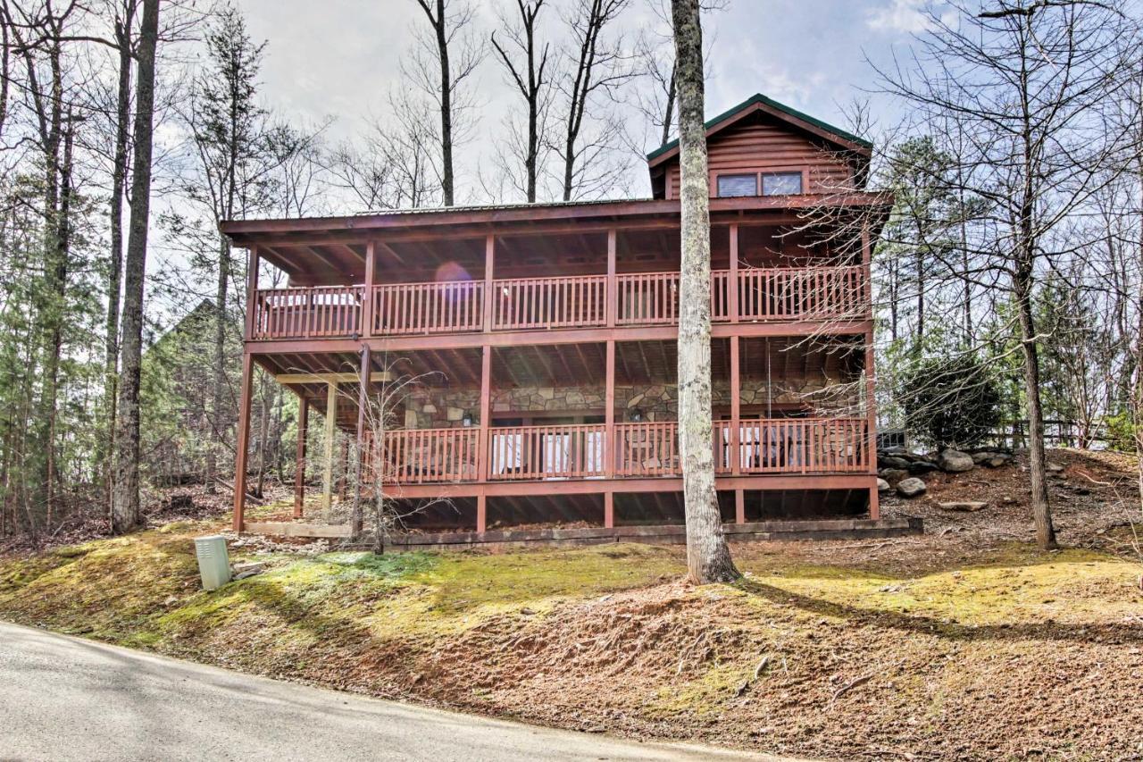 Gatlinburg Mountain Cabin With Grill And Pool Table! Exterior photo